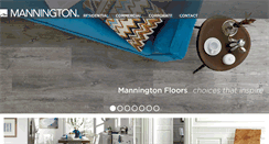 Desktop Screenshot of m.mannington.com